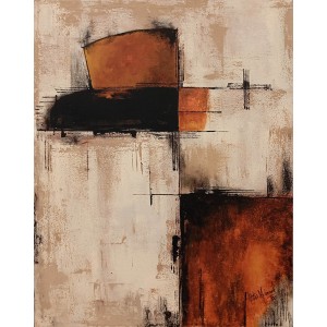 Aisha Mahmood, 18 x 24 Inch, Acrylic on Canvas, Abstract Painting, AC-AIMD-107 Aisha Mahmood, 18 x 24 Inch, Acrylic on Canvas, Abstract Painting, AC-AIMD-107